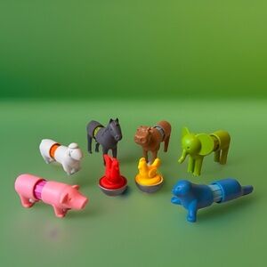 SmartMax Magnetic Animals Mixed Sets - 8 Farm & Zoo Animals - 22 Pieces Total